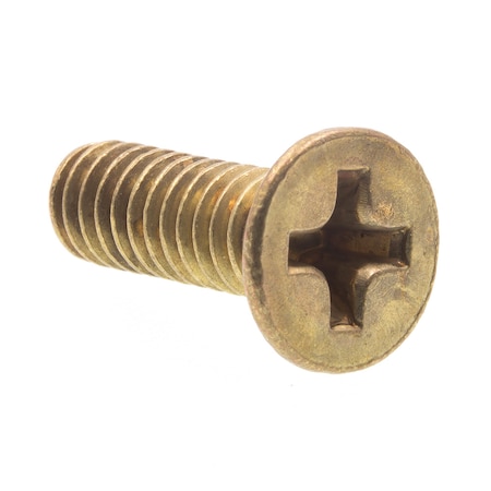 Prime-Line Machine Screw, Flat Head, Phillip Drive No. 8-32 X 1/2in Solid Brass 100PK 9000724